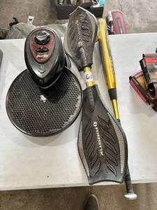 lot 61 image: Pizza Cooker, Skateboard and Baseball Bat Lot
