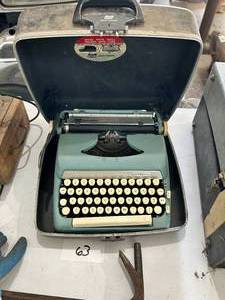 lot 63 image: Vintage Sterling Typewriter