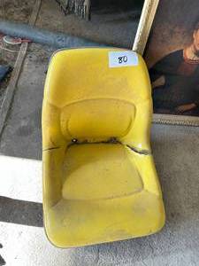 lot 80 image: John Deere Lawn Tractor Seat and More - Take All Lot