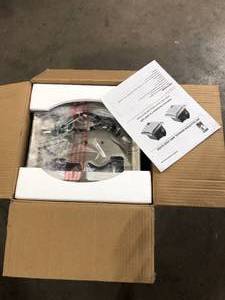 lot 15 image: LIFT BRIDGE KITCHEN & BATH Decorative Brushed Nickel 110 CFM Ceiling Bath Fan with Light and Glass Globe   Customer Returns See Pictures