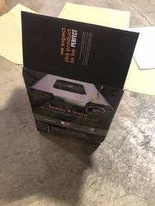 lot 19 image: Vornado VMH600 1500-Watt 5118 BTU Whole Room Electric Stainless Steel Fan Heater, Auto Climate, Advanced Safety  Customer Returns See Pictures