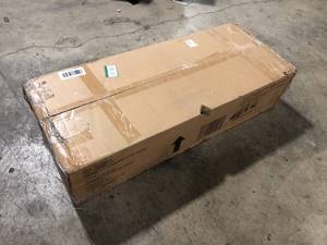 lot 26 image: Home Decorators Collection Bradstone 3 Drawer Walnut Brown Wood File Cabinet  Customer Returns See Pictures