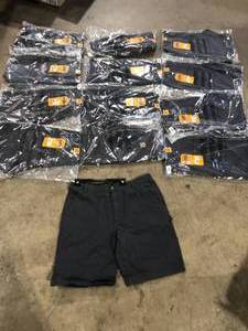 lot 16 image: Lot of Mens  Black Shorts Various Sizes  See Pictures