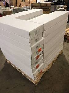 lot 31 image: 38 Boxes of Home Decorators Collection Sahara 38 in. T x 5.2 in. W Hand Scraped Strand Woven Engineered Bamboo Flooring (26 sqftcase) Customer Returns See Pictures