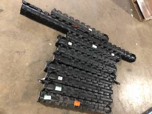 lot 37 image: Lot of Assorted RELN Storm Drain  Channel Complete with Portland Grey Grate   Customer Returns See Pictures