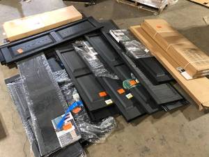 lot 41 image: Lot of Assorted Window Shutters Various Models and Conditions    Customer Returns See Pictures