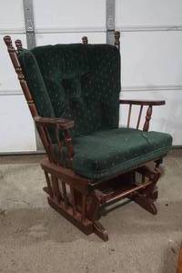 lot 153 image: Glider rocker