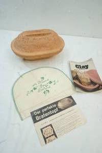 lot 197 image: Clay Pottery baking dish