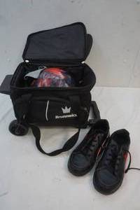 lot 229 image: Brunswick professional bowling equipment