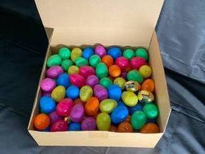 lot 68 image: NEW - 150 Piece Toy-Filled Easter Egg Case