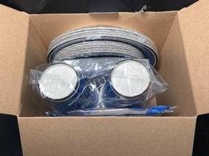 lot 81 image: NEW - Graduation Paper Tableware Blue