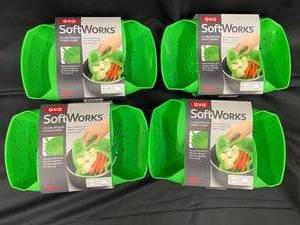 lot 24 image: NEW - Silicon Pressure Cooker Steamer (Case of 4)