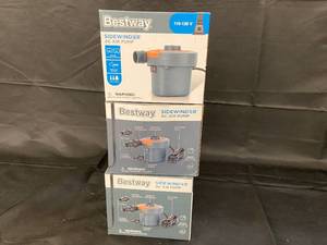 lot 181 image: NEW - Sidewinder AC Air Pump - Set of 3