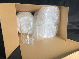 lot 79 image: NEW - Glass Mocha Tea Mugs - 12-Pack