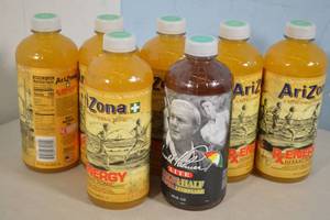 lot 4 image: 7ct Arizona Assorted RxEnergy Herbal Tonic  Arnold Palmer 34oz Bottles