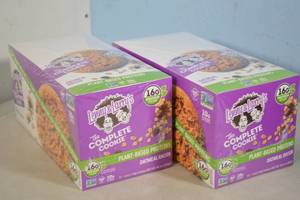 lot 59 image: 2ct Case of Larry & Lennys The Complete Cookie Plant Based Protein Cookie Oatmeal Raisin Flavor