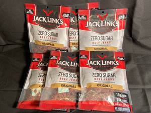 lot 1 image: Jack Links Beef Jerky Original Flavor - 6-Pack Best By 07302023