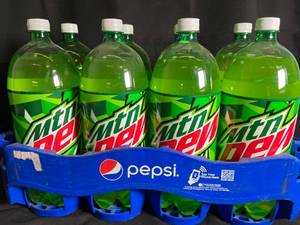 lot 17 image: Mountain Dew 2 Liter - 8-Pack Best By 05082023