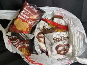 lot 77 image: Assorted Pretzel & Chip Variety Pack - 12-Pack Best By 12172023