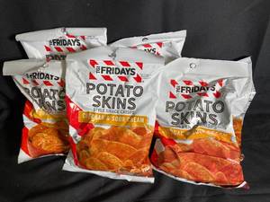 lot 40 image: TGI Fridays Potato Skins Cheddar & Sour Cream - 6-Pack Best By 03252024