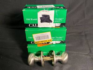NEW - Passage Door Lock - 3 Pack