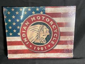 8x10 Tin Indian Motorcycle 1901