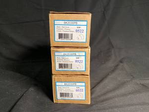 NEW - Privacy Door Knob Polished Brass - 3-Pack