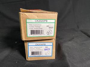NEW - Colonial Door Knob Variety Pack - 2-Pack