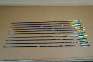 lot 22 image: Assorted Easton Carbon Arrows