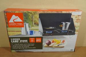 lot 40 image: Ozark Trail 2 Burner Propane Camp Stove