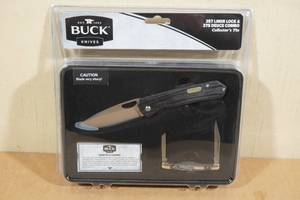 lot 57 image: Buck 257 Liner Lock and 375 Deuce Combo Collector Knife Set