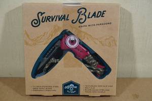 lot 58 image: Survival Blade Knife with Paracord