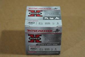 lot 111 image: 25 Winchester Super-X .410 Bore 2-12 6 Shot Shotshells