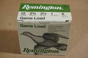 lot 137 image: 25 Remington Game Load 12 Gauge 2-34 8 Shot Shotshells