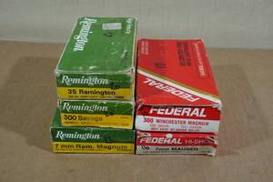 lot 161 image: Assorted Empty Rifle Casings