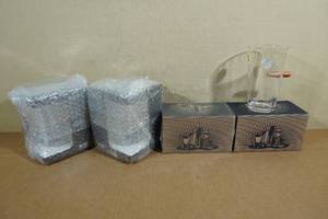 lot 178 image: 4 Pint Glasses with Embedded Bullets - 21st Amendment