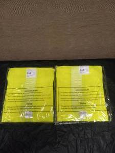 lot 26 image: 2 NEW ASN,INC SAFETY VEST YELLOW