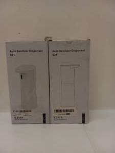 lot 59 image: 2 AUTO SANITIZER DISPENSERS