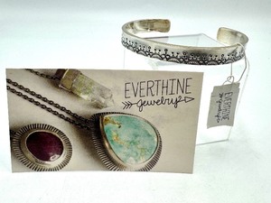 lot 69 image: New Everthine Sterling Silver Cuff Bracelet