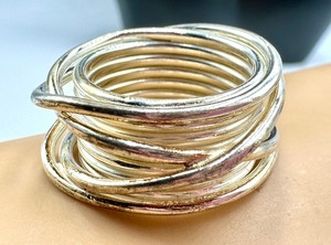 lot 90 image: Uniquely Designed Sterling Silver Ring