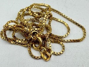 lot 80 image: 14k Yellow Gold Necklace Chain
