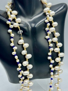 lot 149 image: Two Beautiful Faux Pearl Necklaces