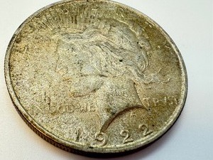 lot 167 image: United States 1922 Peace Silver Dollar Coin