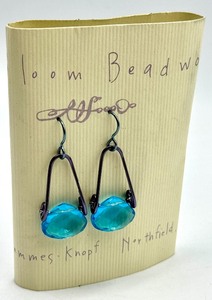 lot 198 image: Pair of New Earrings by Susan Hammes Knopf