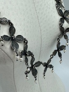 lot 191 image: Celia Landman Sterling Silver Necklace
