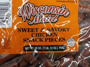 lot 399 image: Wisconsin Maid Chicken Sausage Snack Pieces - 28 oz bags