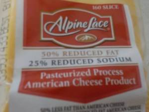 lot 451 image: 5 lb. Alpine Lace American Cheese Refrigerated Slices Best By 10112022