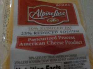 lot 454 image: 5 lb. Alpine Lace American Cheese Refrigerated Slices Best By 10112022