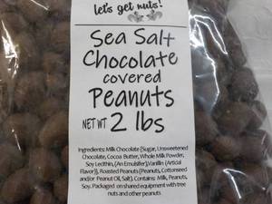 lot 510 image: 2 x 2 lb. Bags Sea Salt Chocolate Covered Peanuts Best By 05022024