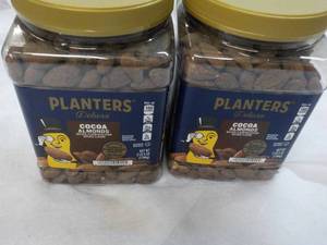 lot 524 image: 2 x 2 lb. 5 oz Planters Deluxe Cocoa Almonds